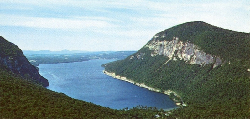 Mount Owl's Head seen from Lake Willoughby